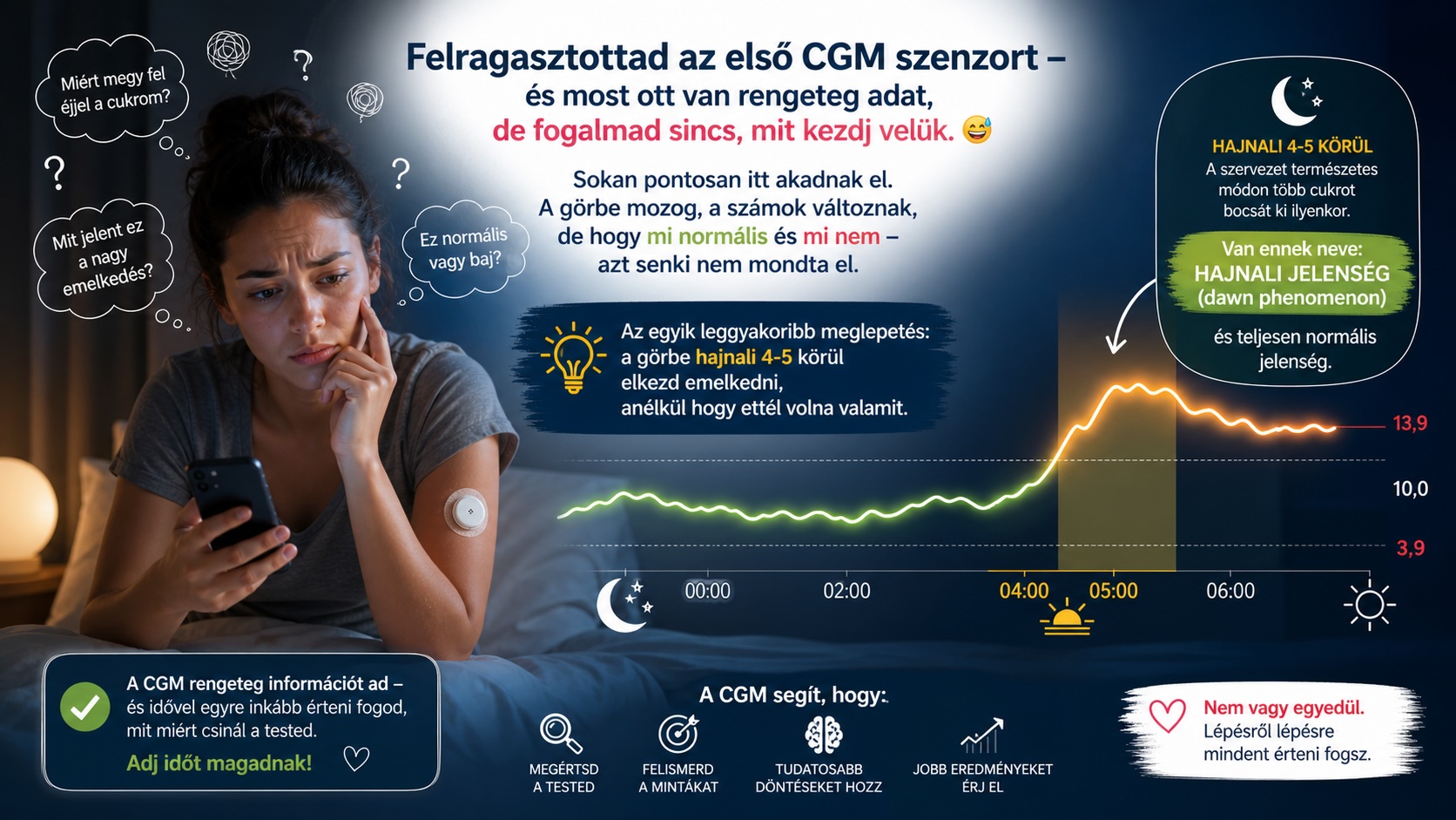 Miért ugrik meg a vércukorgörbe reggel, ha még nem ettél semmit?